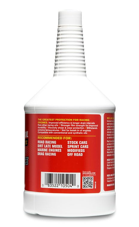 50WT Red Line Racing Oil Synthetic - Quart 10504