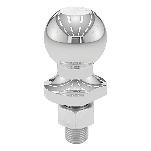 CURT 40061 Trailer Hitch Ball Chrome, 2,000 lbs, 1-7/8-Inch Diameter, 3/4 x 1-5/8-Inch Shank