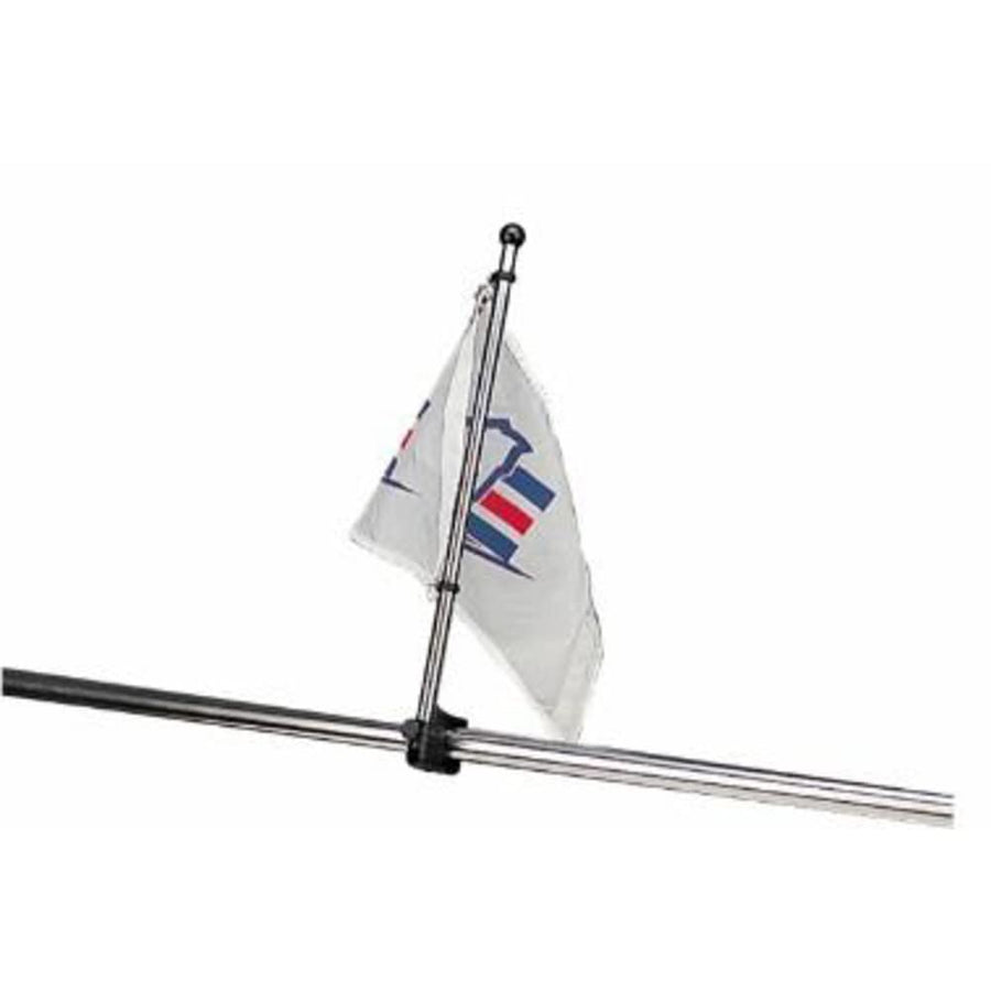Adjustable Sea Dog Rail Mount Flag Pole - 15-1/4"