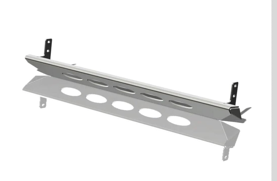 CrawlTek Lower Pyro Front Bumper SkidPlate - Black compatible with 2007-2018 Jeep Wrangler JK