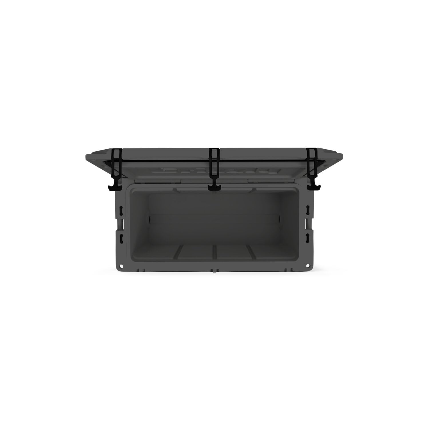 100 Cooler Grizzly | 100 qt Ice Chest Durable Rotomolded Insulated | Made in USA | Warranty for Life | for Beach Boat Camping Fishing Hunting | G100 | Stealth Gray