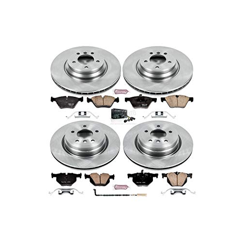 Power Stop KOE6921 Replacement Brake Kit-OE Front and Rear Brake Rotors & Ceramic Pads