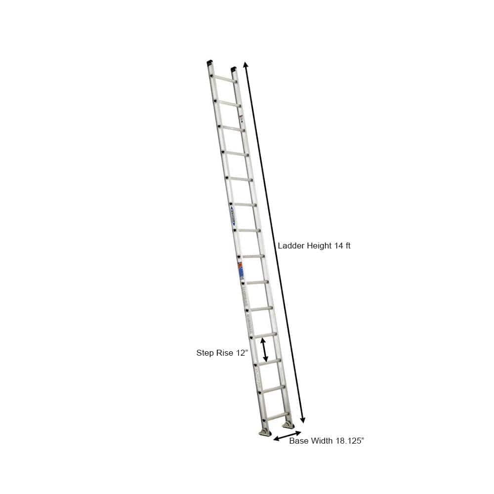 Single Werner Ladder, Aluminum (D1514-1)