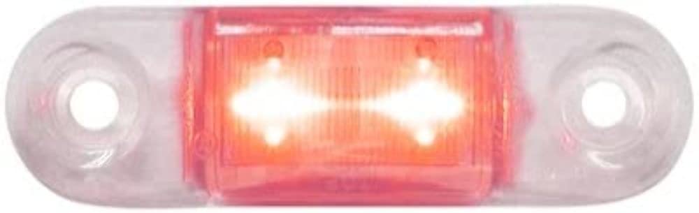 1268R-MVC Peterson Led Side Marker/Outline Light, Oval, Ece, 2M Leads 2.75"X.75" Mv