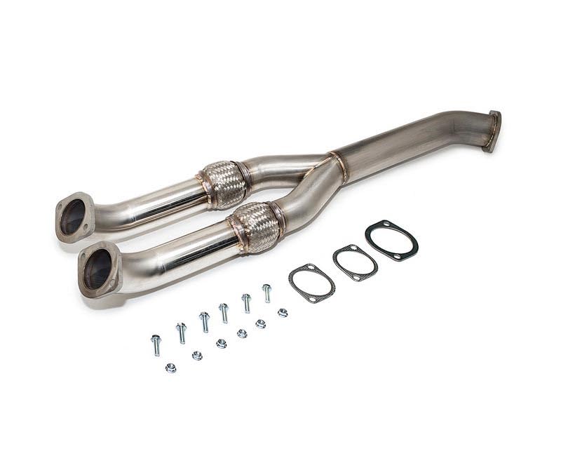 90mm Race ALPHA GT-R Midpipe/Y-Pipe Non-Resonated 76Mm Exit