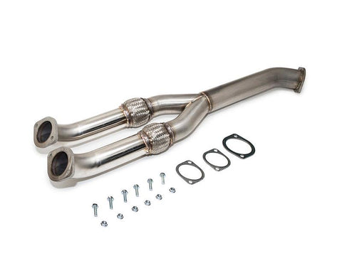 90mm Race ALPHA GT-R Midpipe/Y-Pipe Non-Resonated 76Mm Exit