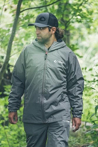 Men's Onyx Essentials Rain Jacket, Grey