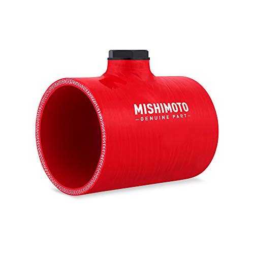 Mishimoto 3.0" Silicone Coupler, w/ 1/8" NPT Bung, Red
