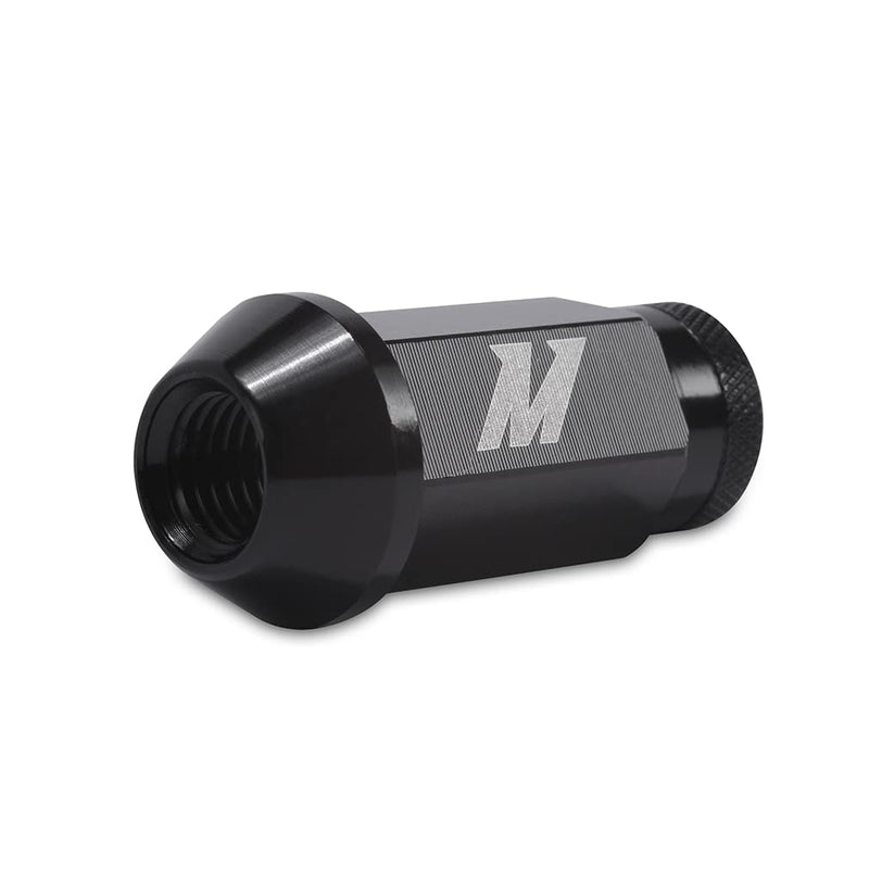 Mishimoto Black Aluminum Locking Lug Nuts Set, M12x1.25, 20 Pieces