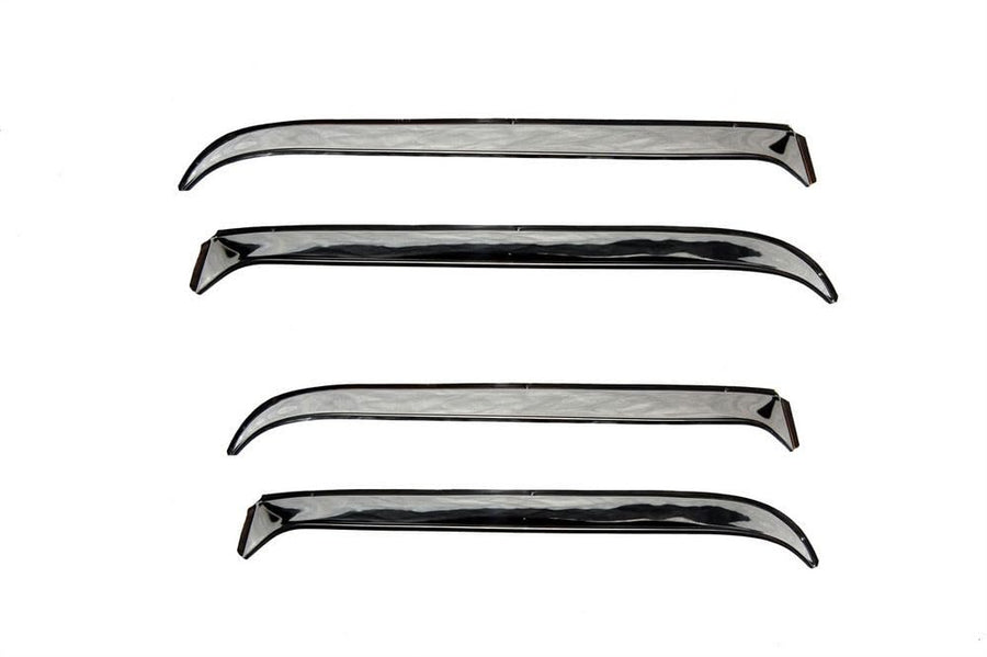 Rain Guards Auto Ventshade [AVS] For Most 1973 - 1991 GM Full Size Trucks and SUV's (Consult Application Guide to Verify Fitment) | Window Vent Visors, 4 pcs. - Stainless | 14049