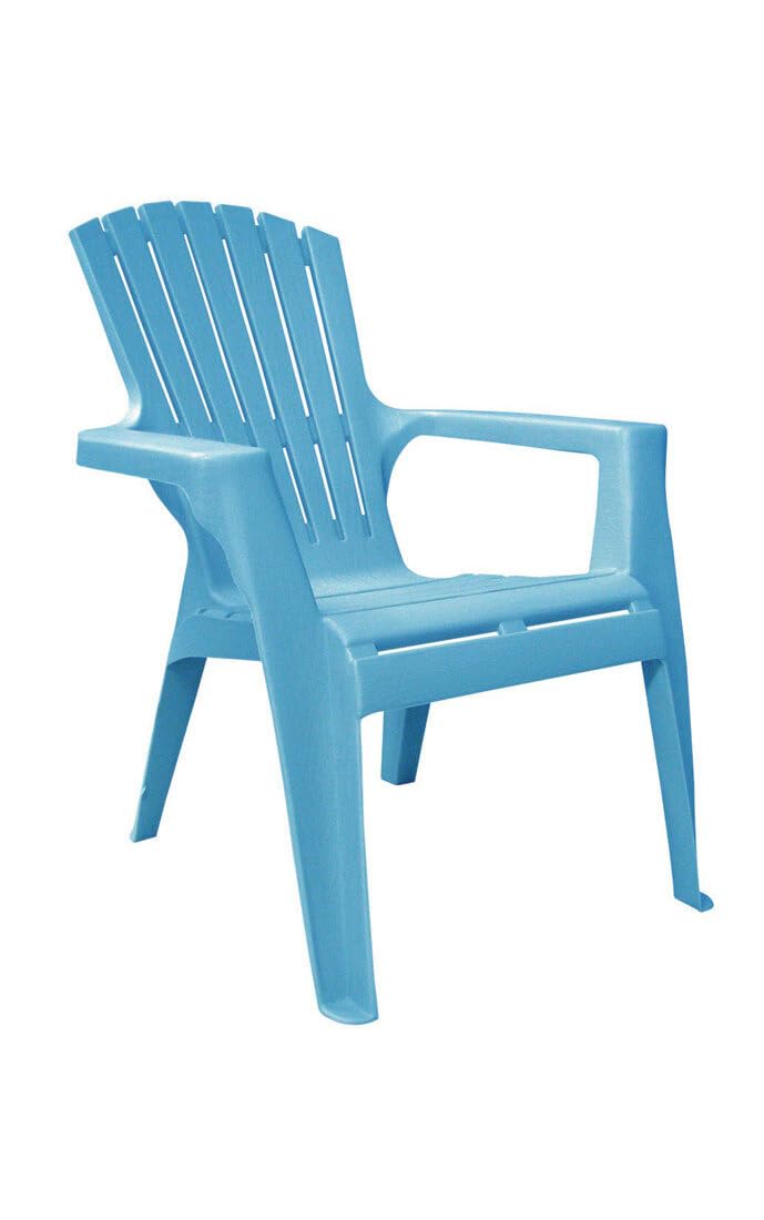 Adams Pool Blue Kids Adirondack Chair Polypropylene