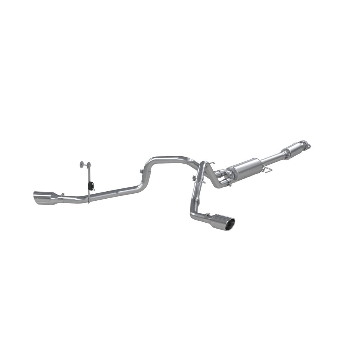 Ford F150 2021+ MBRP 2.7L/3.5L/5.0L 3in Aluminized Steel Cat-Back 2.5in Dual Split Side Exhaust