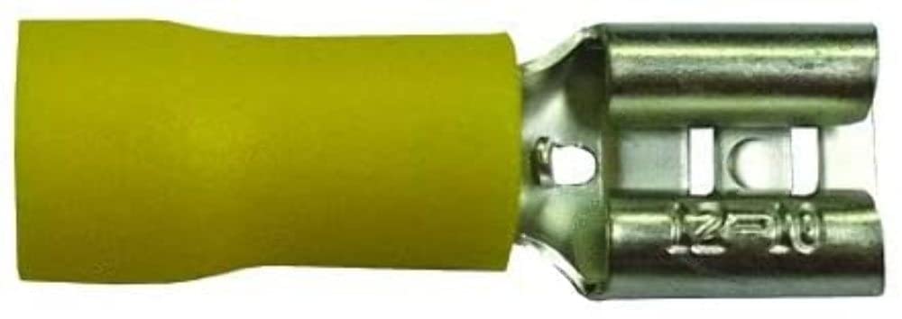 80827-12-10AWG VINYL Wirth Co. - .250 FEMALE QUICK DISCONNECT - (Pack of 25)