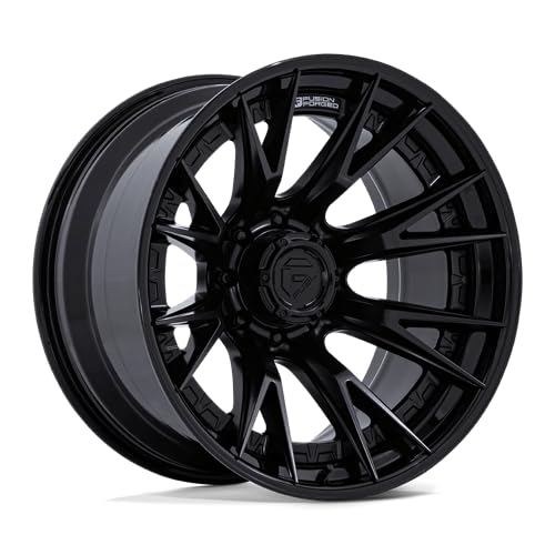 FC402 CATALYST FUEL OFF-ROAD 24X12 8X170 4.77-44mm MATTE BLACK WITH GLOSS BLACK LIP - FC402MX24128744N