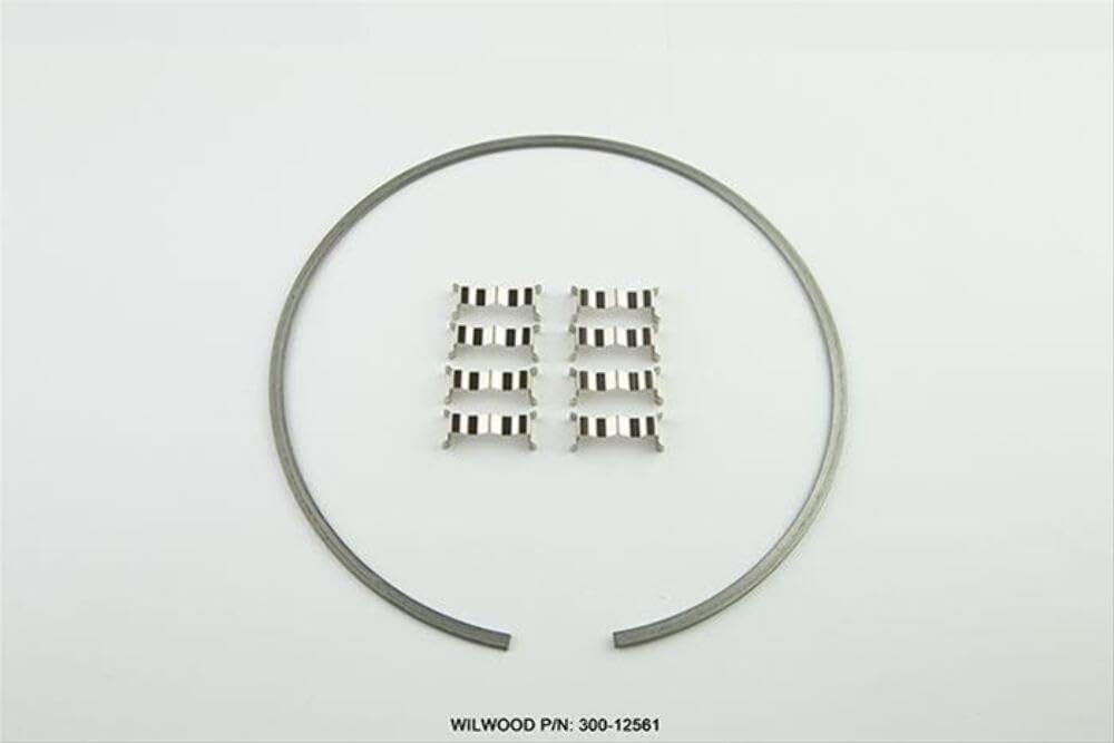 Snap Ring Kit (1) and Wear Plates (8), Dynamic Drag Rotor