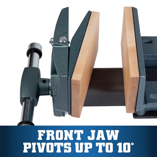 Wilton 4" x 7" Woodworking Vise, 10" Max Jaw Opening, Rapid-Action (Model 78A)