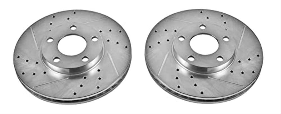 Power Stop - PowerStop 13-22 Ford F-350 Super Duty Rear Left Evolution Drilled & Slotted Rotor (AR85155XL)