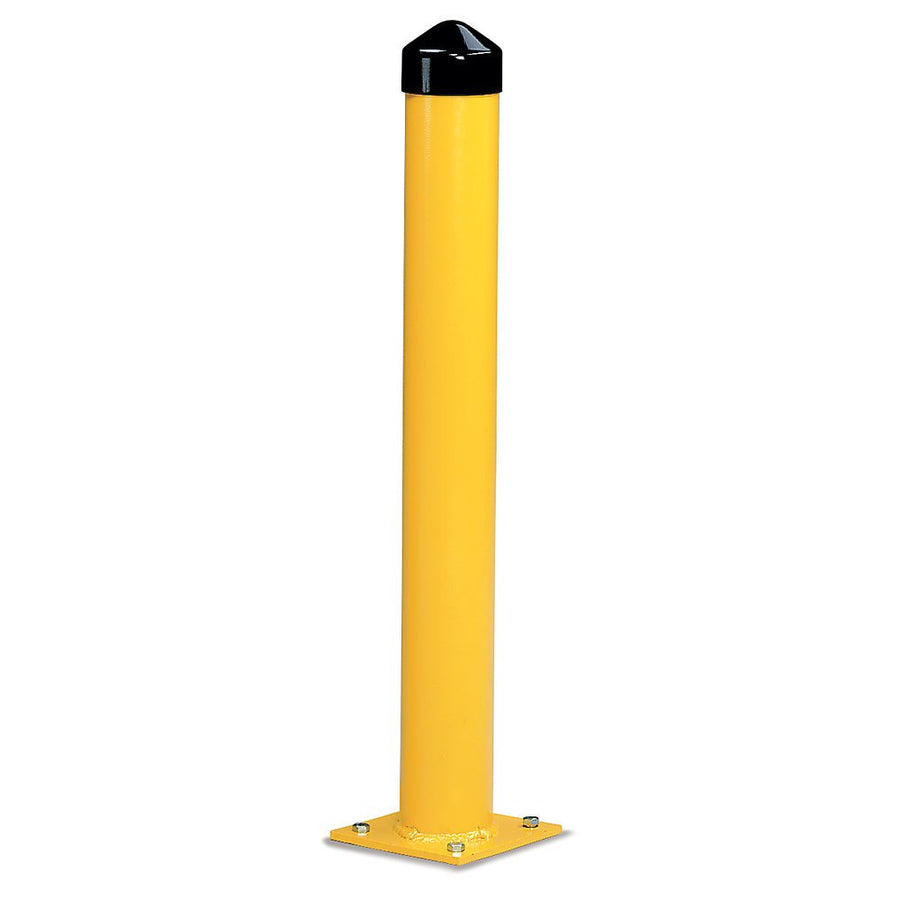 Bollard Covers Eagle for 6 Inch Poles - 56" Tall, Durable Smooth HDPE Plastic - Trimmable Blue Bollard Post Sleeve for Parking Lots, Warehouses, and Loading Docks, 1736BL