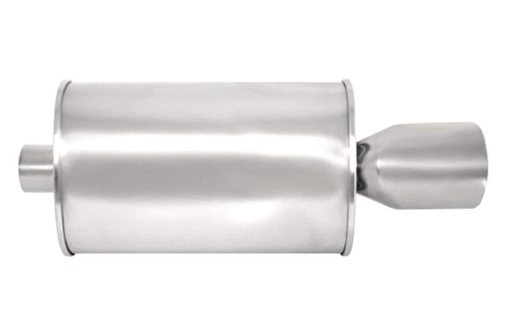 Megan Racing MR-MU-OST-2 4.5"x3" SINGLE 2.5" Inlet Burnt Stainless Steel Tip