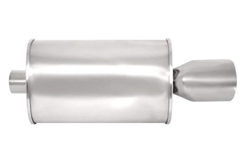Megan Racing MR-MU-OST-2 4.5"x3" SINGLE 2.5" Inlet Burnt Stainless Steel Tip
