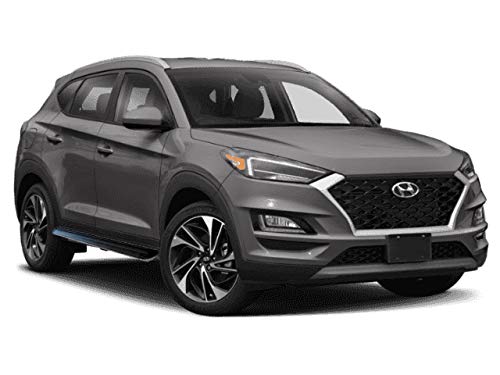 Black Aluminum Black Horse Exceed Running Boards Compatible with 2019-2021 Hyundai Tucson All