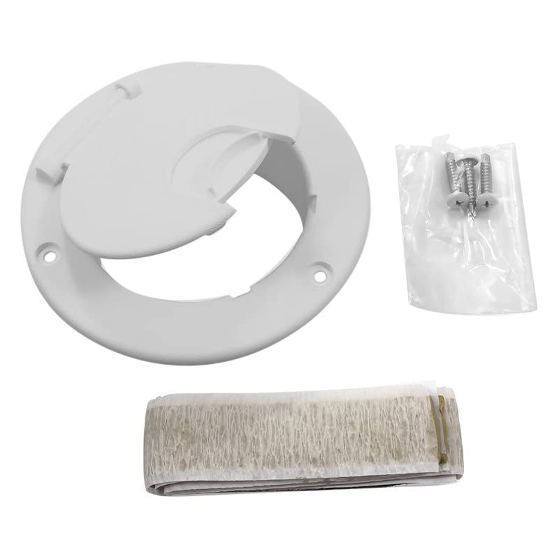 Camco Electric Cable 55063 Hatch W/o Back, White