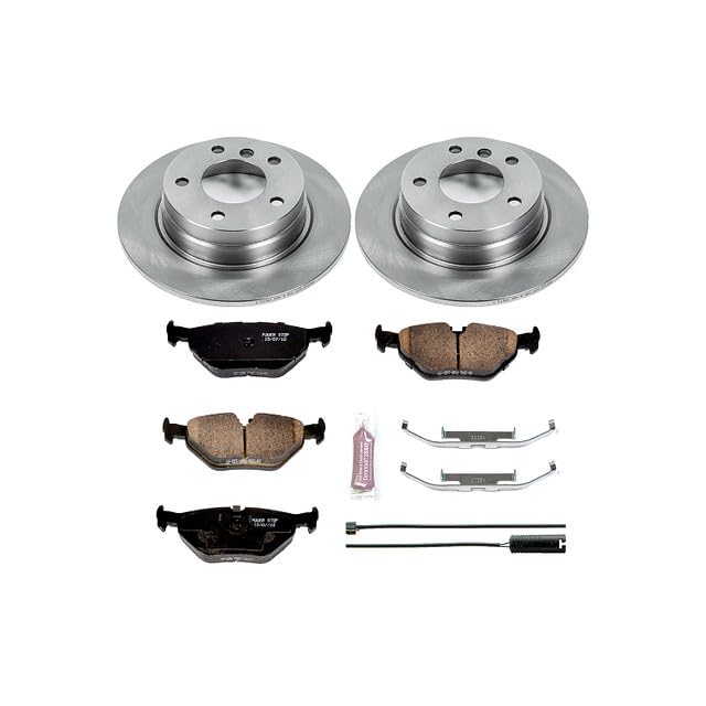 Rear Brake Kit-OE Brake Rotors & Ceramic Brake Pads AUTOSPECIALTY For BMW 318i, BMW 318is, BMW 3, BMW 323is, BMW 325i, BMW 325is, BMW 328i, BMW 328is [Model Specific]