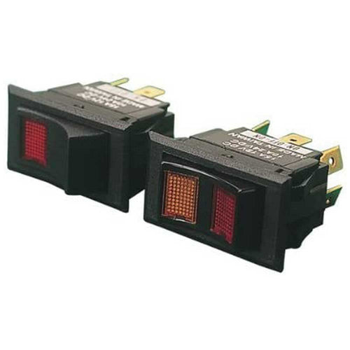 Illuminating Sea-Dog 420251-1 Rocker Switch, On/Off / Red Lens