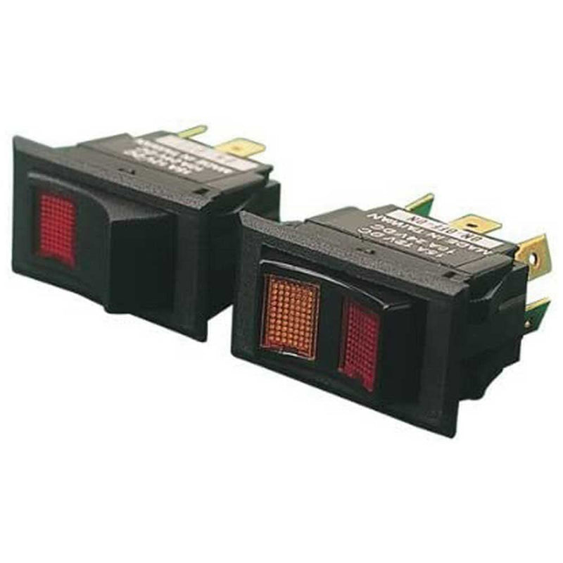 Illuminating Sea-Dog 420251-1 Rocker Switch, On/Off / Red Lens