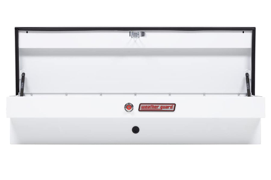 Lo-Side Weather Guard 56 inches Truck Tool Box Steel White