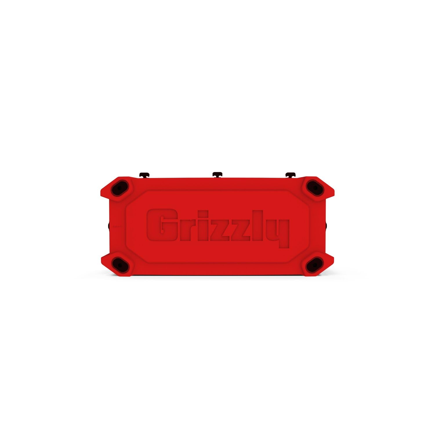 100 Cooler Grizzly | 100 qt Ice Chest Durable Rotomolded Insulated | Made in USA | Warranty for Life | for Beach Boat Camping Fishing Hunting | G100 | Red