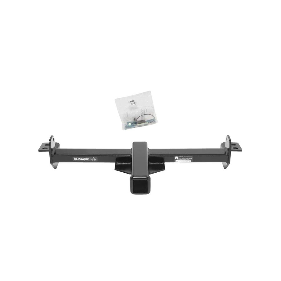 Front Mount Draw-Tite Hitch Receiver, 2 Inch Square Receiver, Compatible with Chevrolet Silverado and GMC Sierra Selected Models (Please Verify Vehicle Application)