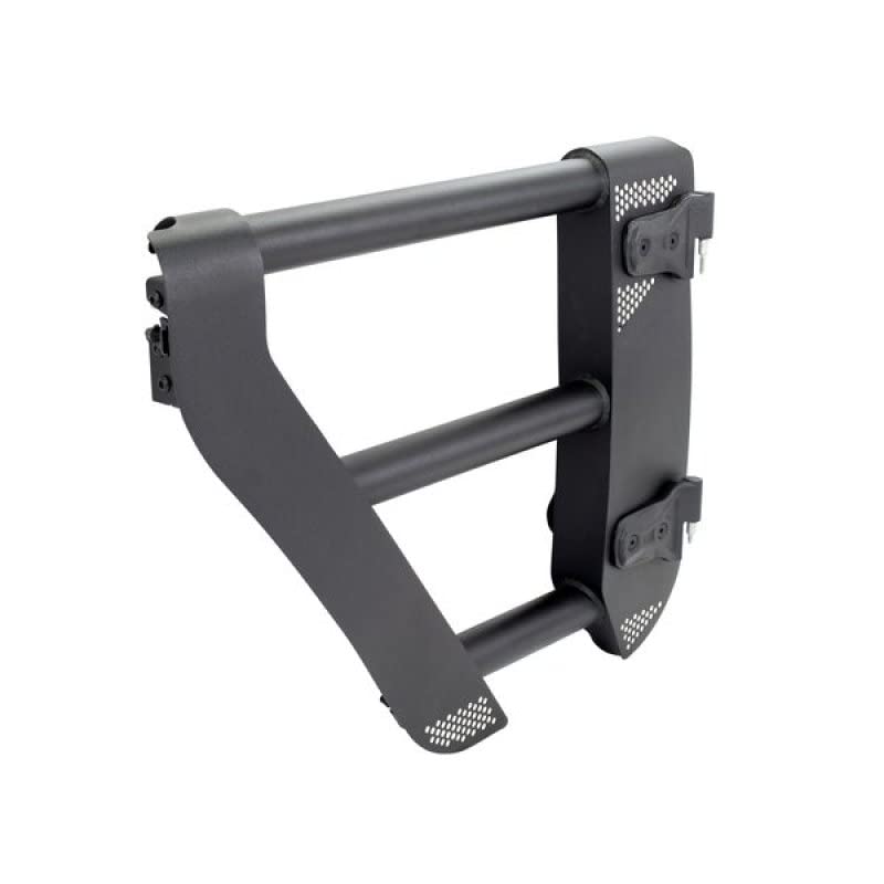 Go Rhino Tube Trailline Doors - Rear | Mild Steel, Textured Black | 572502 | Fits 2007 - 2018 Jeep Wrangler JKU, 2-Door or 4-Door