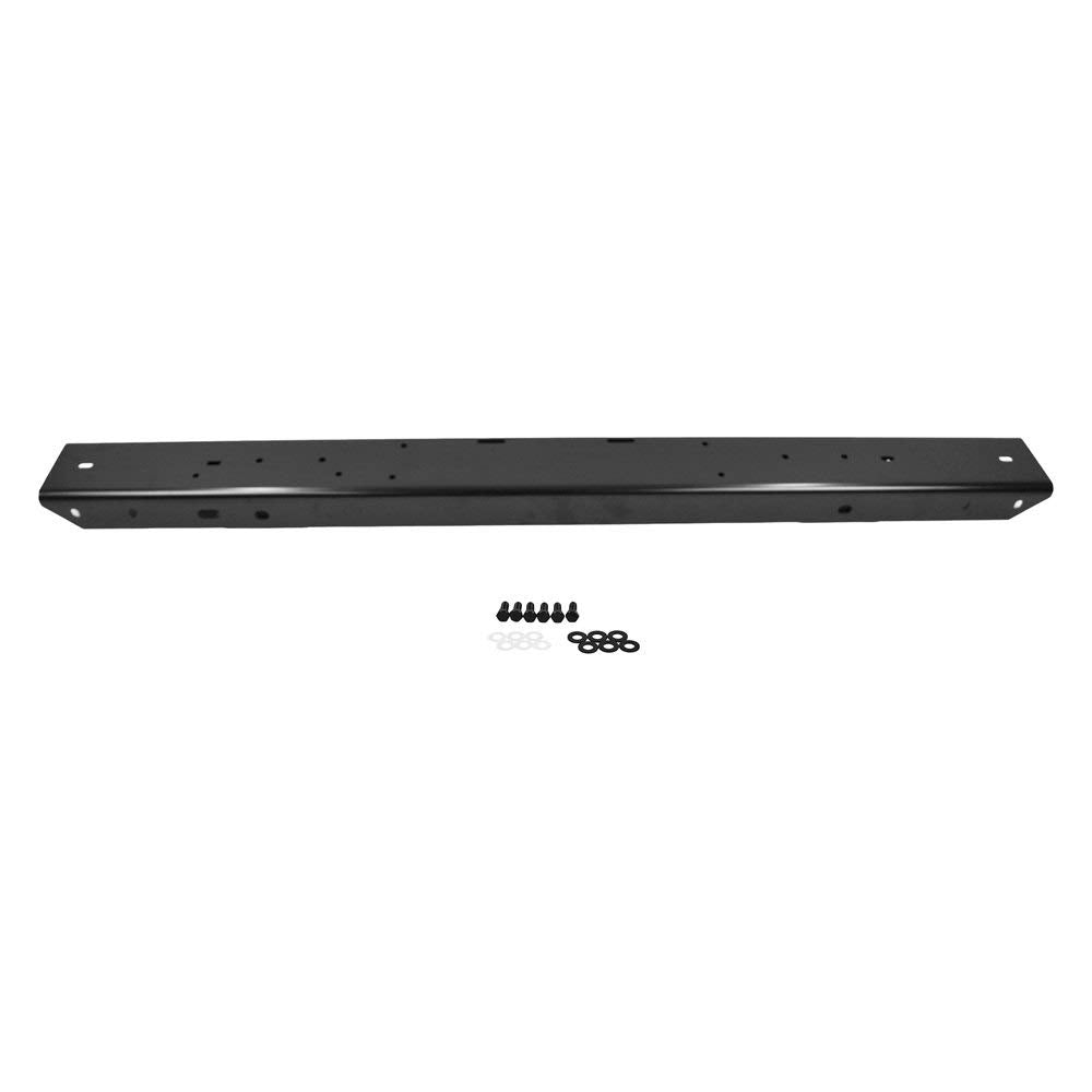 Kentrol Jeep 54" Front Bumper Stainless Steel Black Exterior Car Parts | 1997-2006 Wrangler TJ & Unlimited TJL 50486
