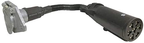 Custer 7 Way ADP7P-4F Pin to 4 Flat Adapter, ABS
