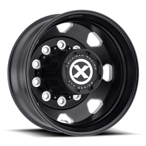 ATX AO401 S-BLK OCTANE Mill Wheel with Aluminum (22.5 x 8.25 inches /10 x 285 mm, -168 mm Offset)