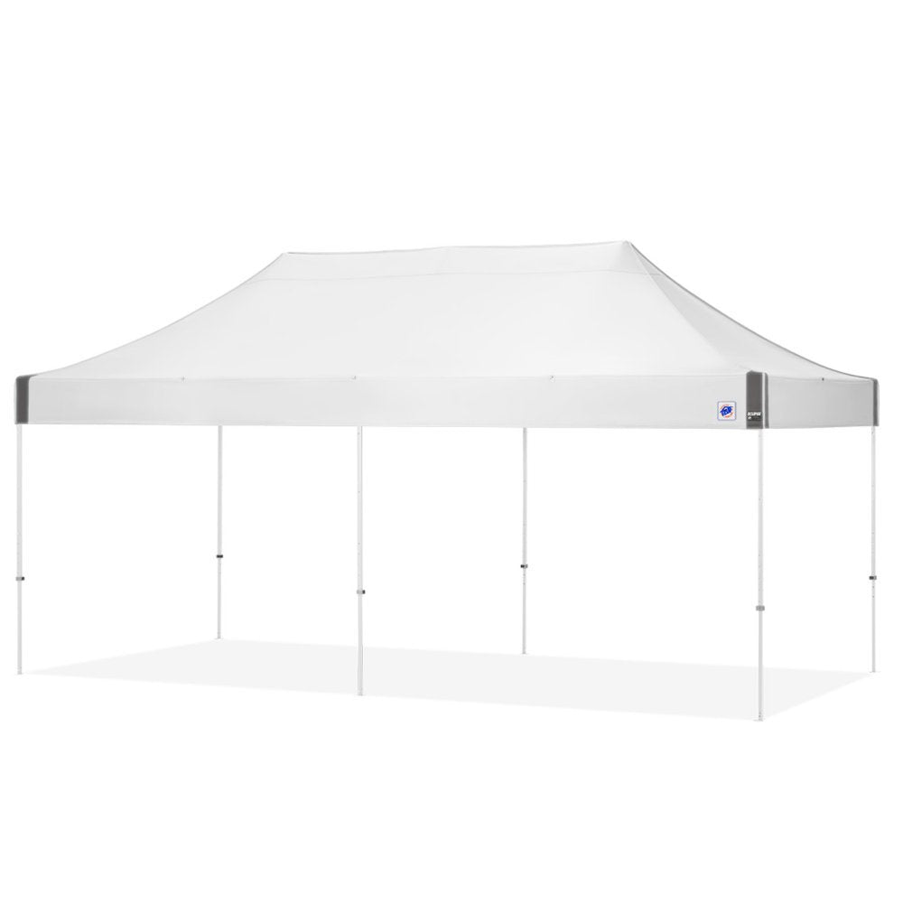 E-Z UP Instant Shelter Eclipse Canopy, 10' x 20', White Steel Frame and Professional Grade White Top