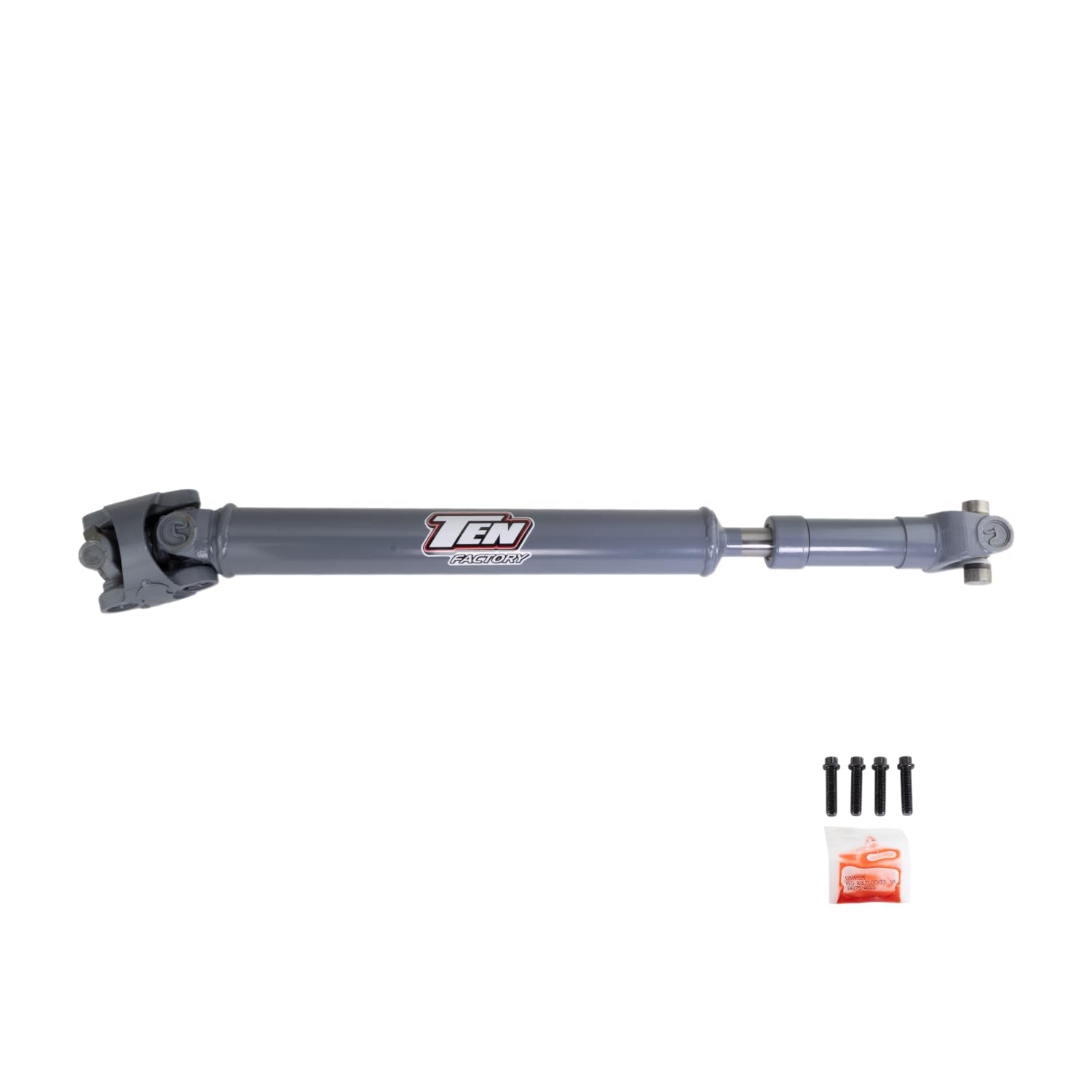 TFR1310-2129 Ten Factory XJ Rear 1310 Solid CV Driveshaft for Jeep Cherokee and Wrangler 4140 Chromoly Steel install with TFR231-SYE Kit '87-01