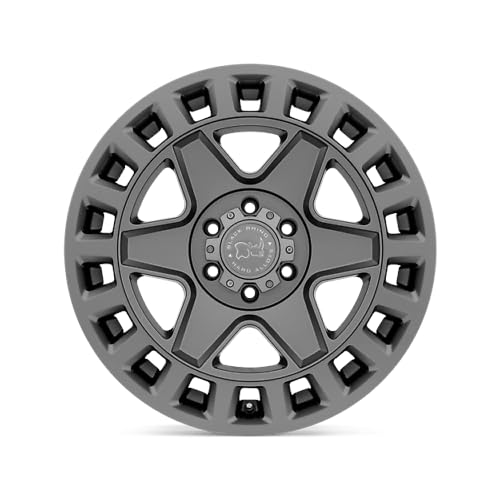YORK Black Rhino Hard Alloys 17X8 6X130 6.55 52mm MATTE GUNMETAL - 1780YRK526130G84