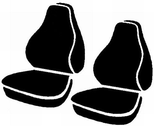 Custom Fit FIA TR49-7 Brown Front Seat Cover Bucket Seats - Saddle Blanket, (Brown)