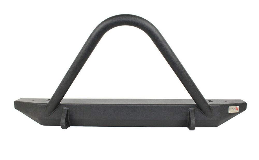 Fishbone Jeep TJ Offroad Front Bumper W/Stinger 97-06 Wrangler TJ Rubicon and Unlimited Steel Black Textured Powdercoat Piranha Series