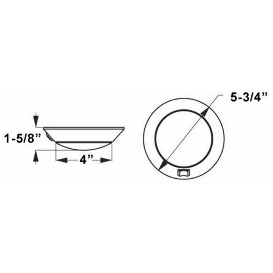Led Day/Night Dome White Sea-Dog Line 401757-1