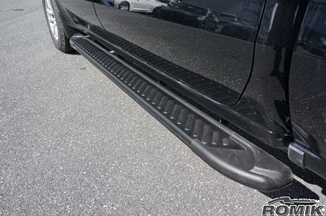 RB2-TB Romik® Truck Running Boards Side Steps fits Silverado/Sierra Extended Cab (2019-Present)