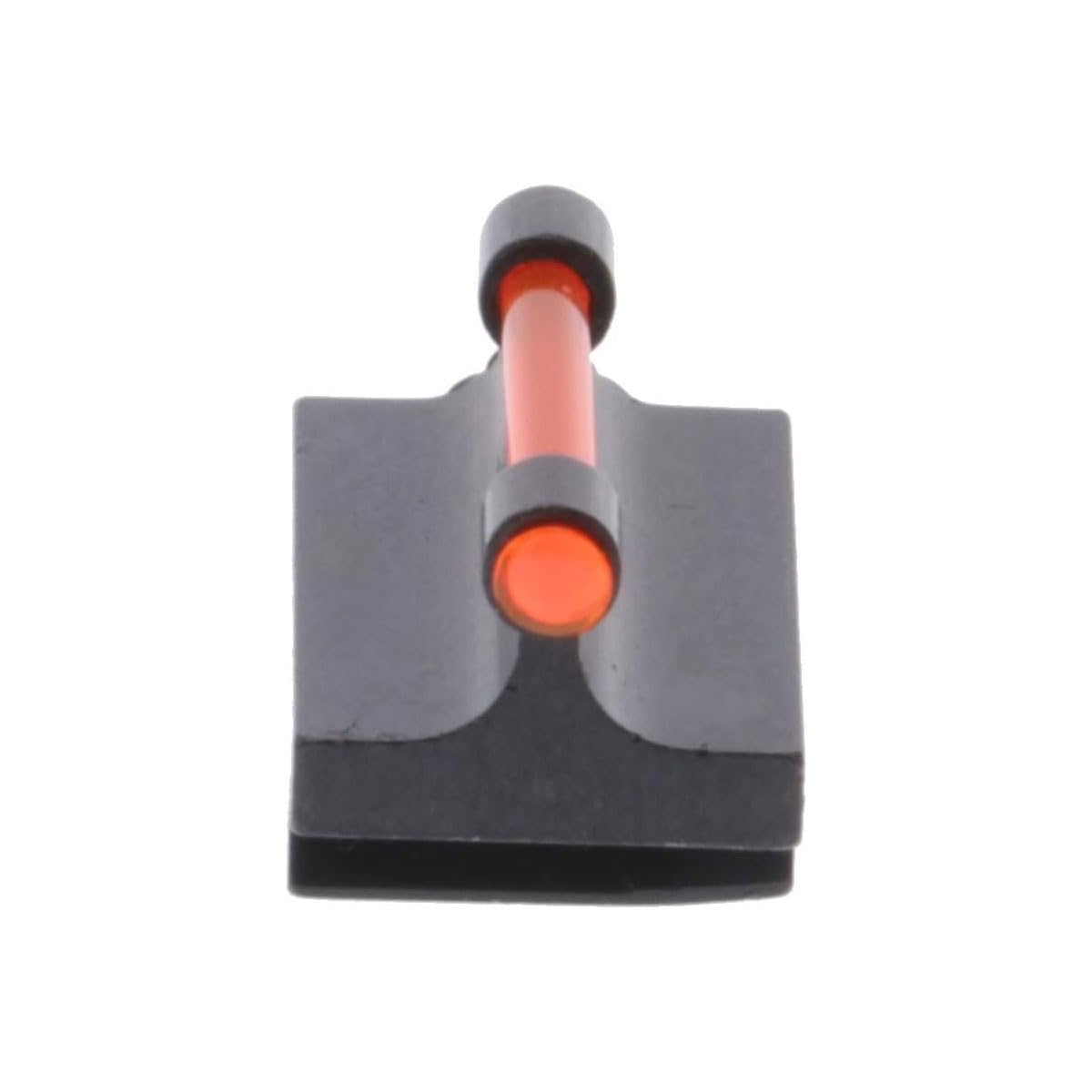 Dovetail TRUGLO 3/8-Inch Front Steel Gun Sight Replacement Fiber Optic Ramp Sight - .500", RED