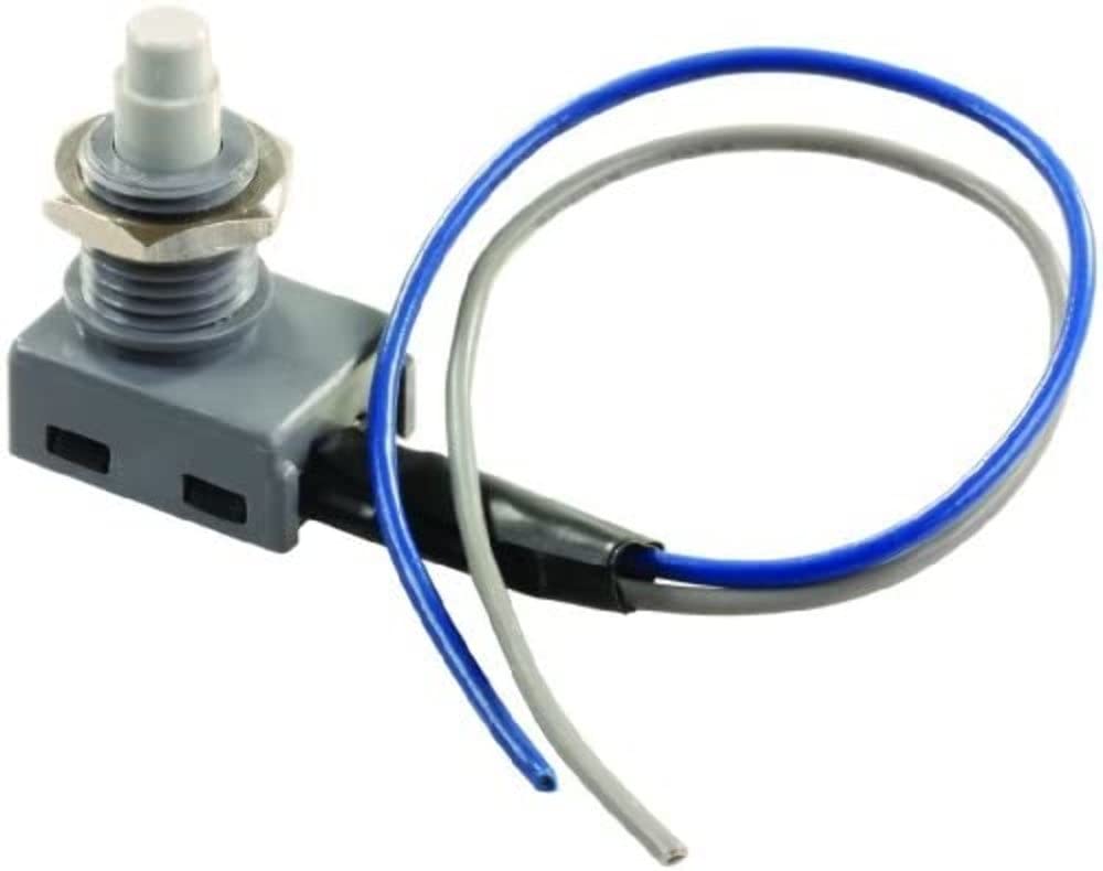 12V JR Products Push Button On/Off Switch (Quantity 6)