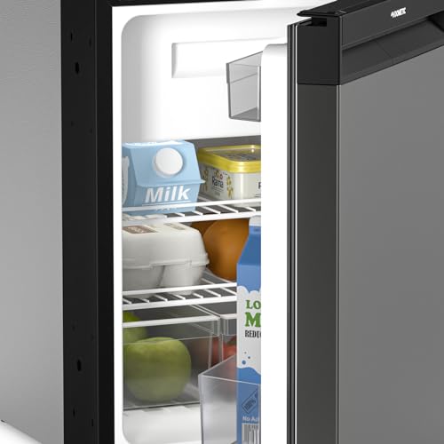 Dometic Marine Refrigerator NRX50-C – 46L (1.6 cu ft) – Fridge + Freezer, Energy Efficient, LED Lighting, Vent Mode, Dark Silver