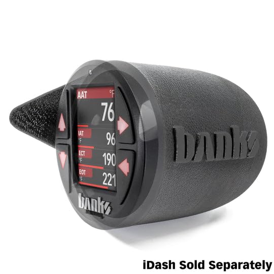 Chevy™/fits GMC™ 2500/3500 iDash Stealth Pod Mount - Single Gauge Banks Power 63349 15-19