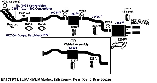 700030 AP Exhaust Products Muffler Exhaust