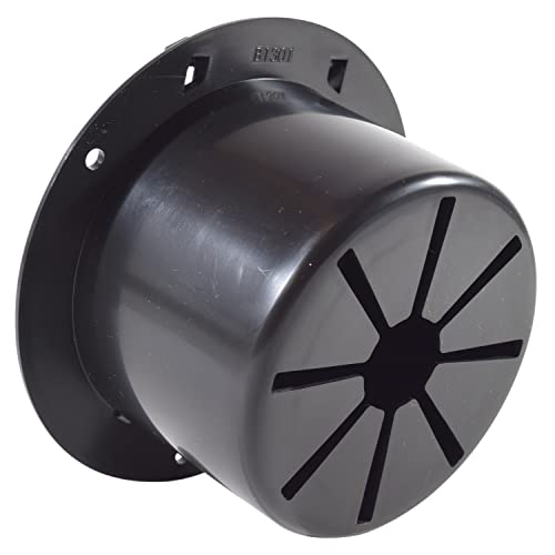 Medium Round Valterra A10-2137BKVP Black Cable Hatch