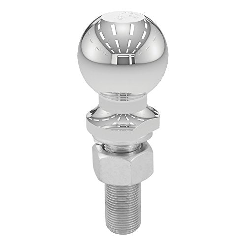 CURT Chrome Trailer Hitch Ball 40075, 6,000 lbs, 2-5/16-Inch Diameter, 1 x 3-Inch Shank